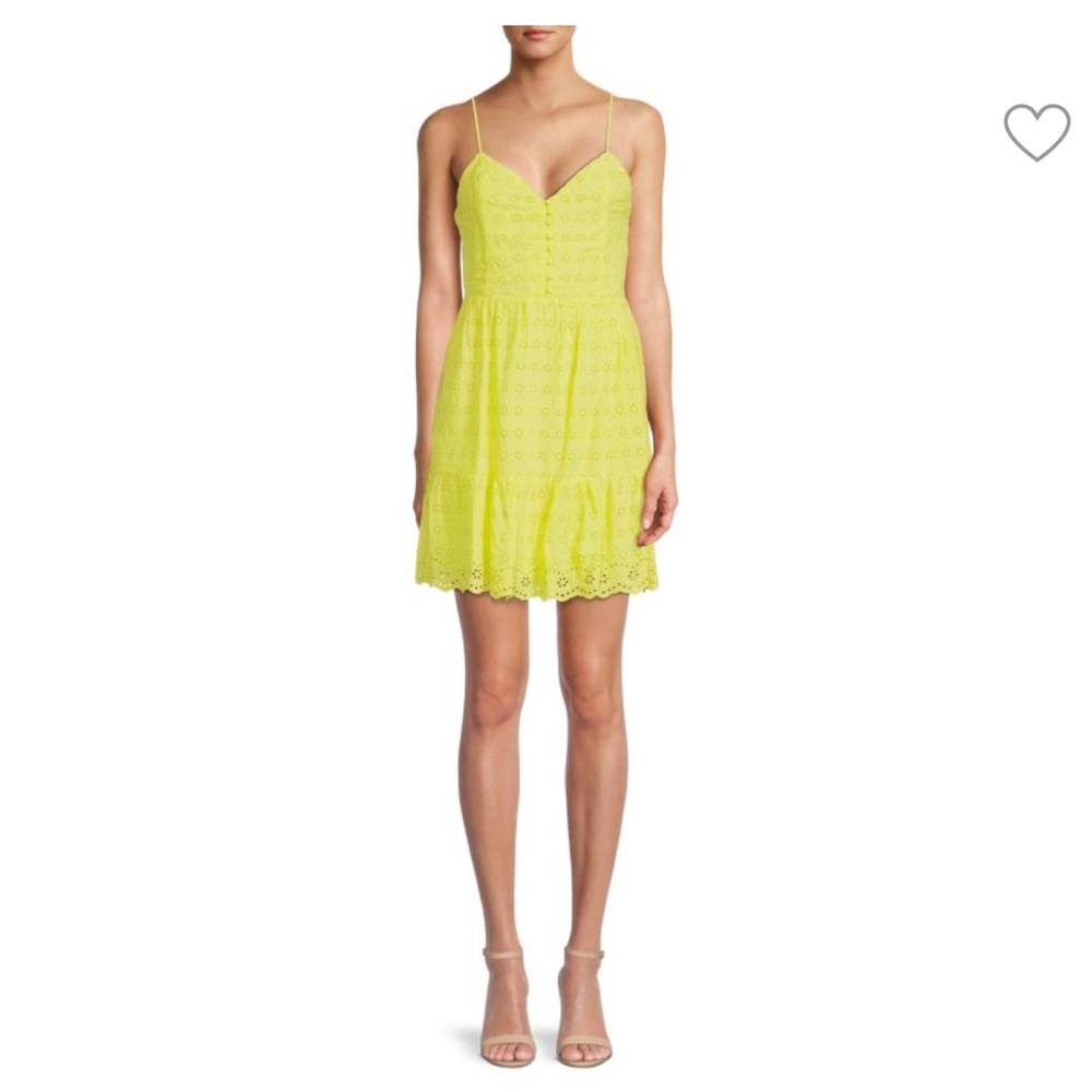 ALICE + OLIVIA
Fae Eyelet Embroidered Spaghetti Strap Dress